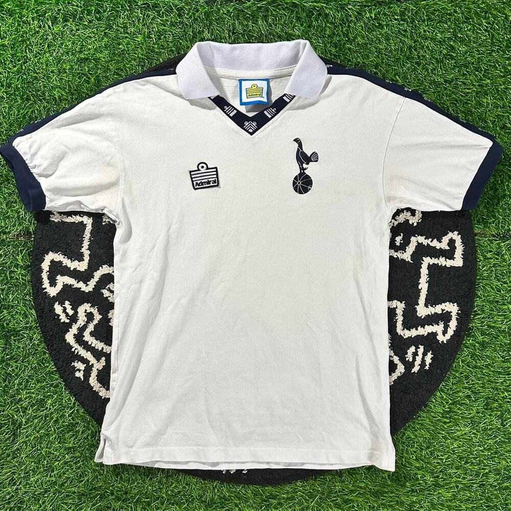 Vintage 1978 Admiral Tottenham Hotspur Polo Shirt - M